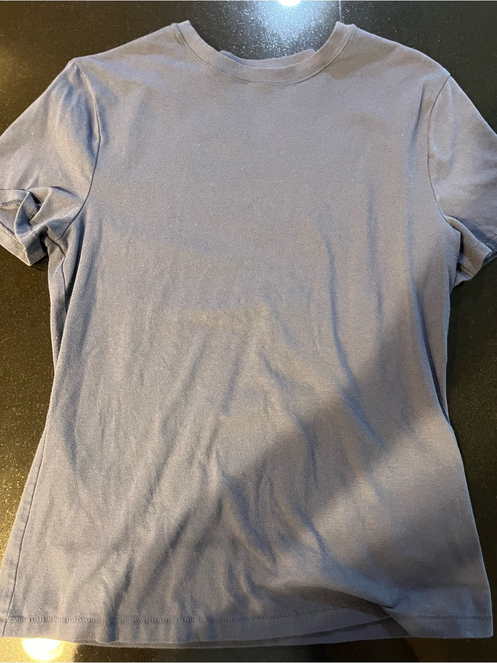 Crewneck T-Shirt in Slate Blue